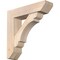 Ekena Millwork Olympic Slat Smooth Bracket w/ Offset Brace, Douglas Fir, 7 1/2"W x 30"D x 30"H BKT0806X30X30OLY06SDF - alternate 1